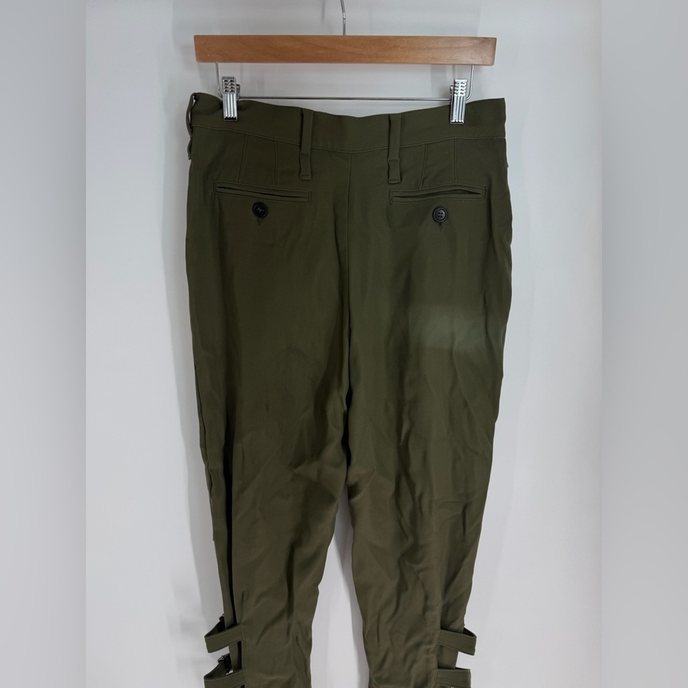 Calvin Rucker High Rise Leg Buckle Casual Pants - Picture 2 of 6